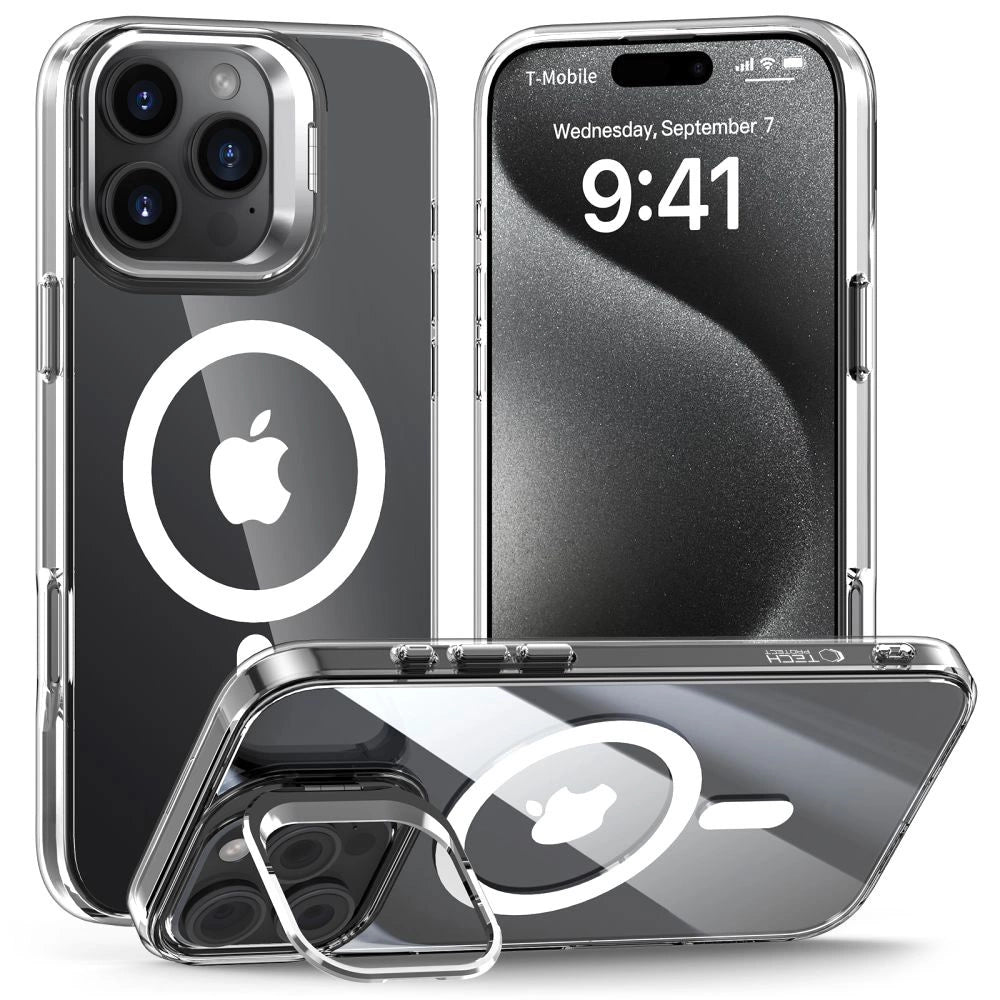 Tech-Protect MagStand MagSafe Case til iPhone 16 Pro - klar