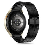 Tech-Protect Stainless Line Strap til Samsung Galaxy Watch 4 / 5 / 5 PRO / 6 / 7 / FE - sort