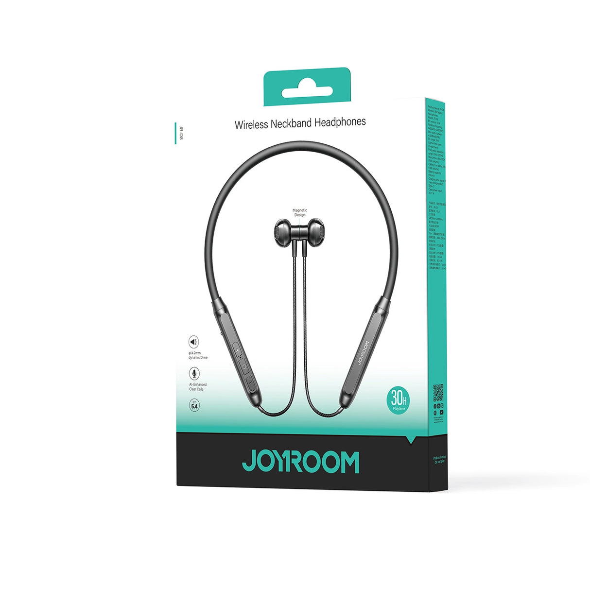 Joyroom JR-D8 Bluetooth trådløse hovedtelefoner med hovedbånd - sort