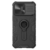 Nillkin CamShield Armor Case til iPhone 15 Pro Max - sort