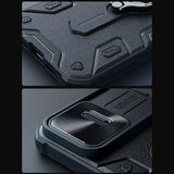 Nillkin CamShield Armor Case til iPhone 15 Pro Max - sort