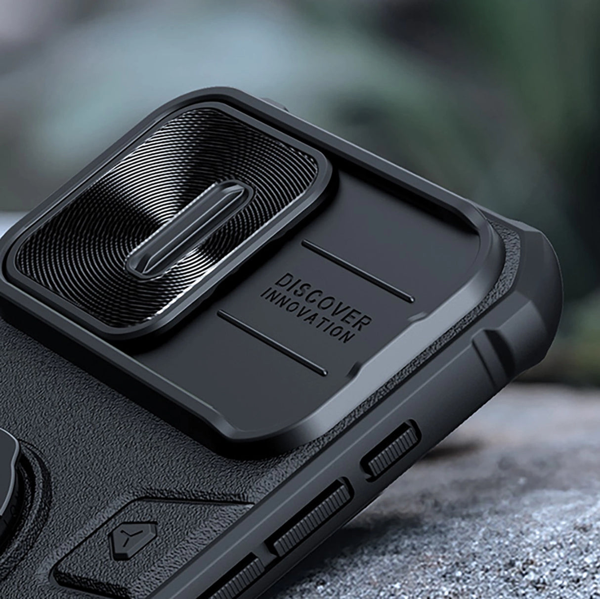 Nillkin CamShield Armor Case til iPhone 15 Pro Max - sort