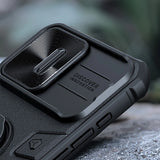 Nillkin CamShield Armor Case til iPhone 15 Pro Max - sort
