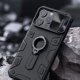 Nillkin CamShield Armor Case til iPhone 15 Pro Max - sort