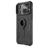 Nillkin CamShield Armor Case til iPhone 15 Pro Max - sort