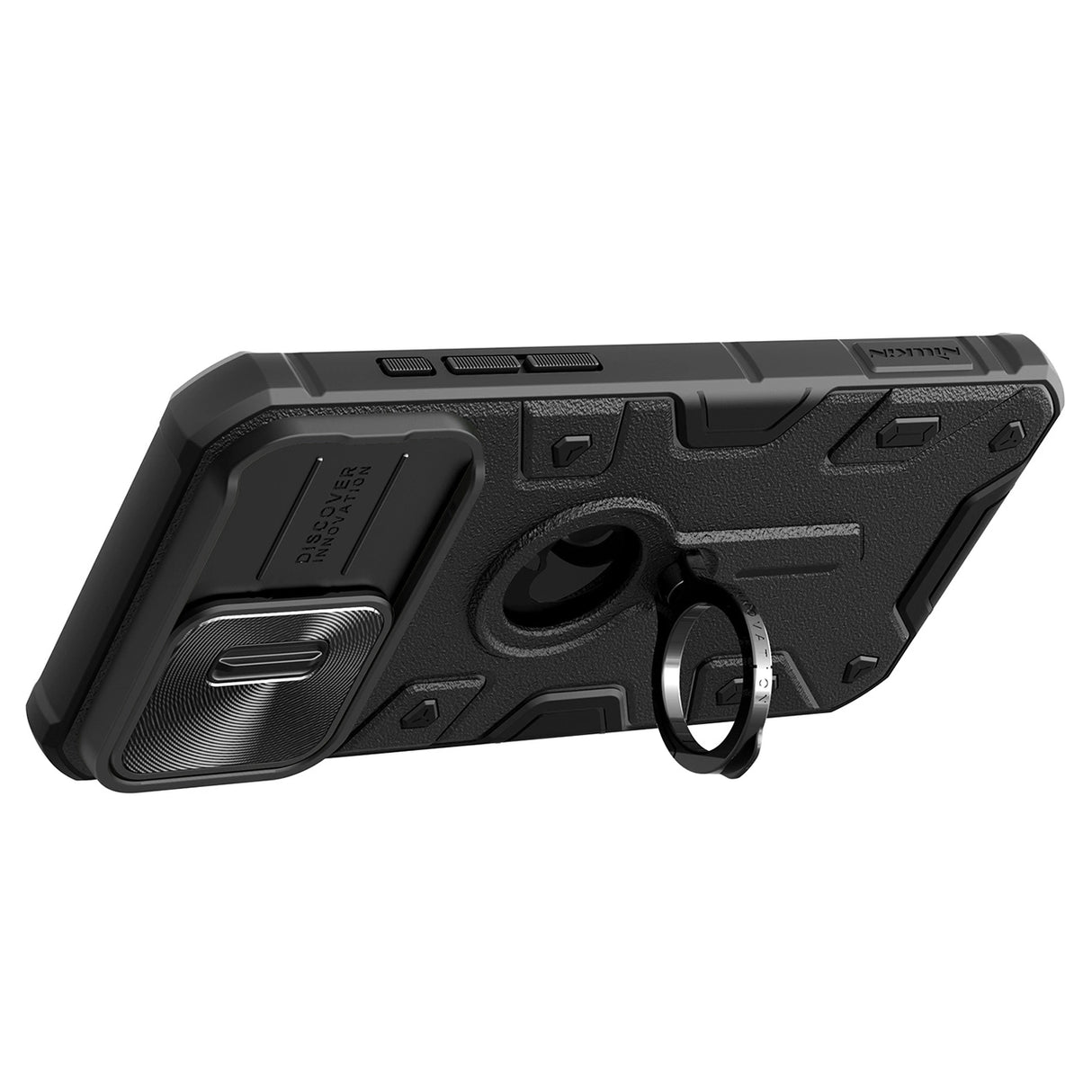 Nillkin CamShield Armor Case til iPhone 15 Pro Max - sort