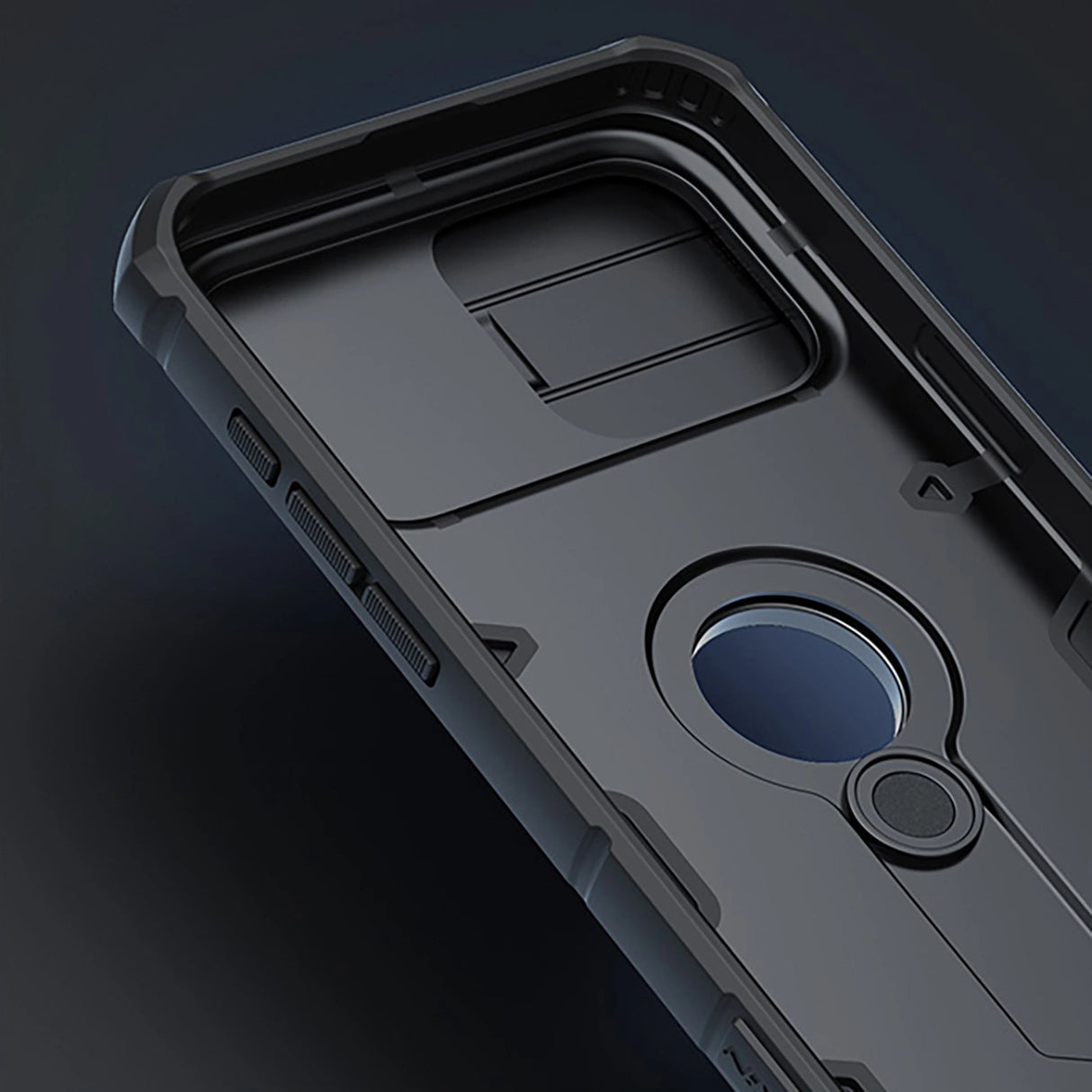 Nillkin CamShield Armor Case til iPhone 15 Pro Max - sort