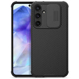 Nillkin CamShield Pro Case til Samsung Galaxy A55 med kameraomslag - sort