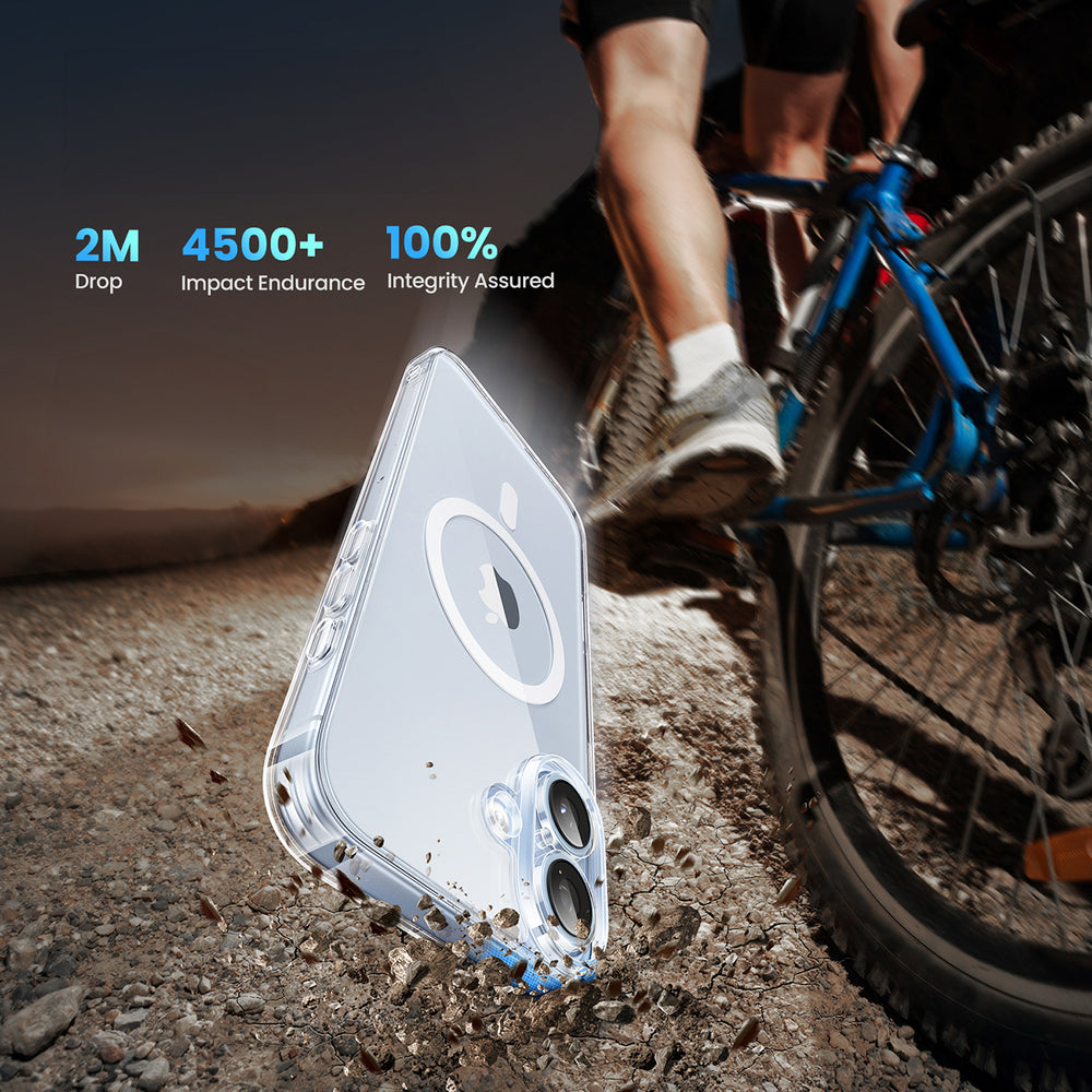 Ugreen Classy Clear Magnetisk Case til iPhone 16 Plus - Transparent