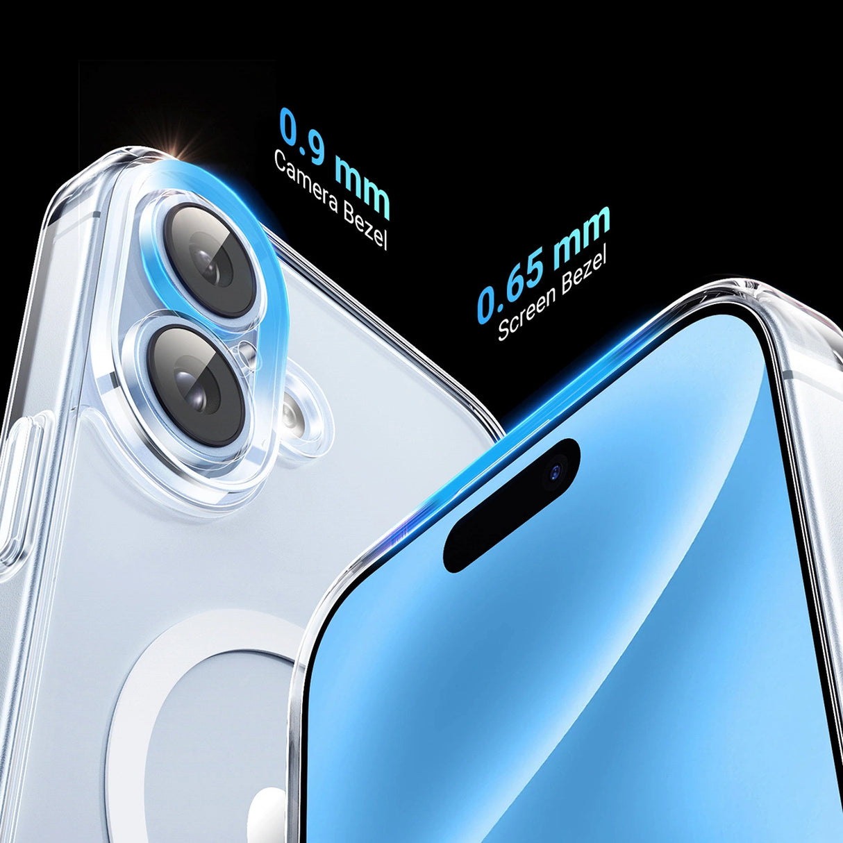 Ugreen Classy Clear Magnetisk Case til iPhone 16 Plus - Transparent