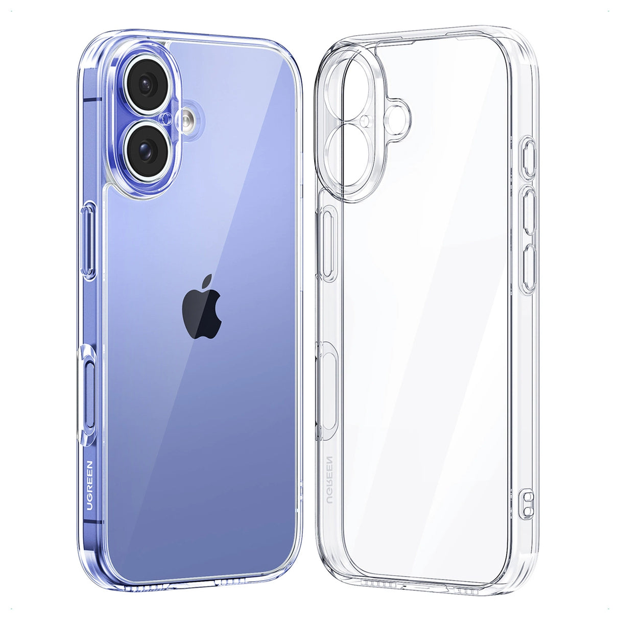 Ugreen Classy klar beskyttelsesfoder til iPhone 16 Plus - gennemsigtig