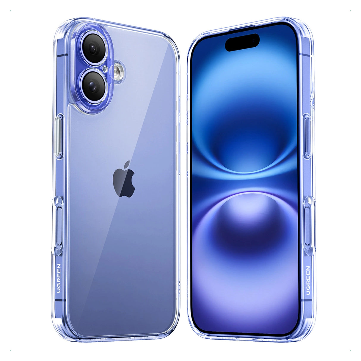 Ugreen Classy klar beskyttelsesfoder til iPhone 16 Plus - gennemsigtig