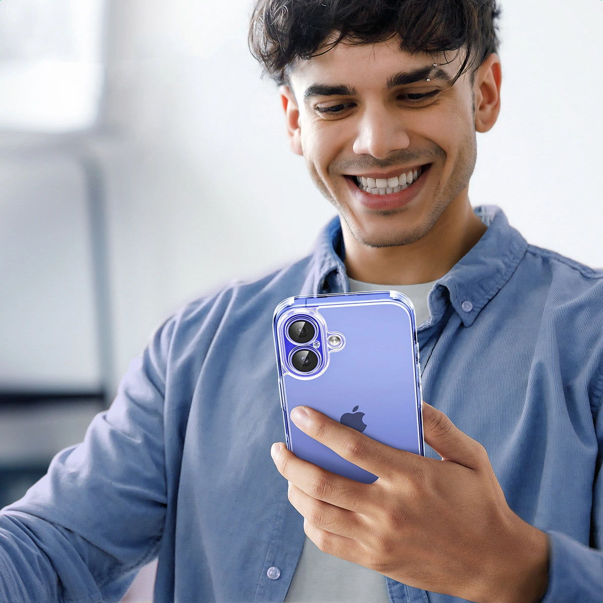 Ugreen Classy klar beskyttelsesfoder til iPhone 16 Plus - gennemsigtig