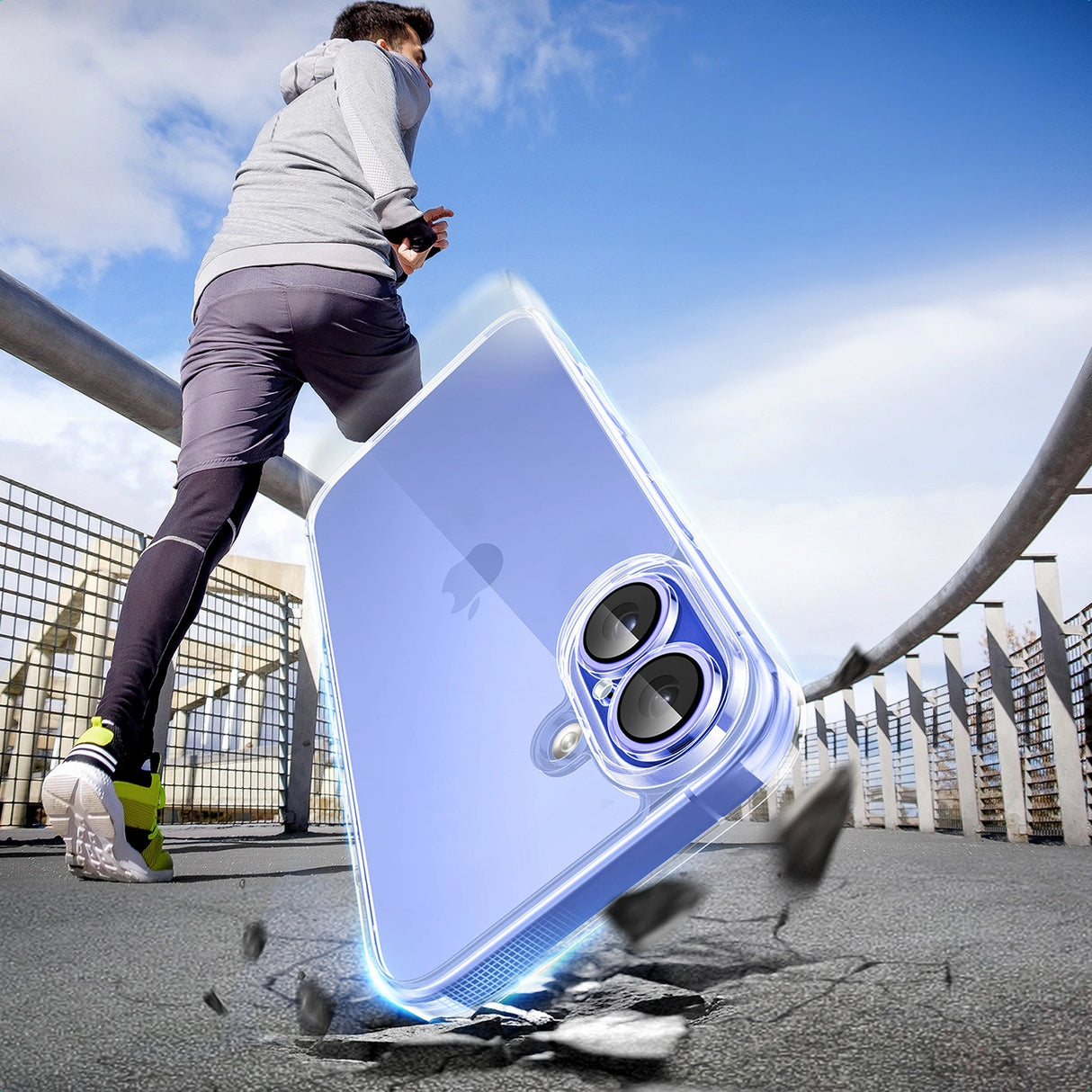 Ugreen Classy klar beskyttelsesfoder til iPhone 16 Plus - gennemsigtig
