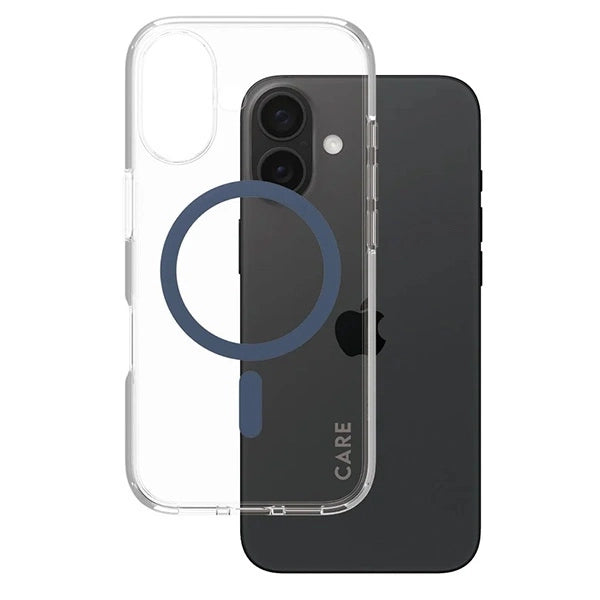 CARE af PanzerGlass Flagship Case iPhone 16 6.1" blå/blå MagSafe 1365