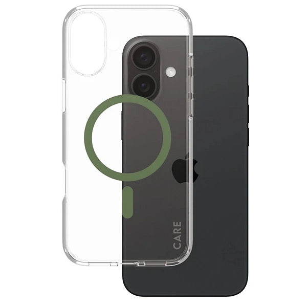 CARE af PanzerGlass Flagship Case iPhone 16 Plus 6.7" grøn/grøn MagSafe 1371