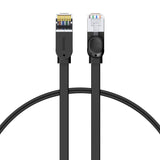 Baseus Cat 6 UTP Ethernet RJ45 Kabel Flad 1m sort