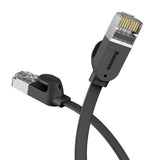 Baseus Cat 6 UTP Ethernet RJ45 Kabel Flad 1m sort