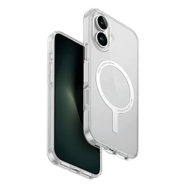 Uniq Clario iPhone 16 Plus 6.7" Magclick Opladningsfoder gennemsigtig/lysende klar