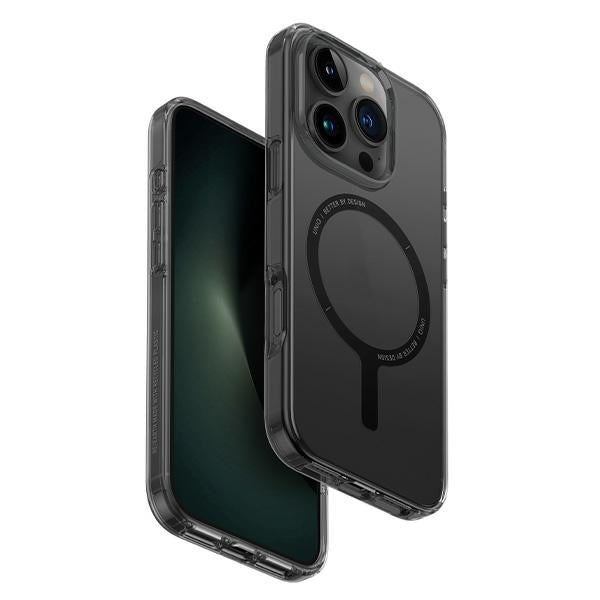 Uniq Clario case iPhone 16 Pro 6.3" Magclick opladning røg / røg