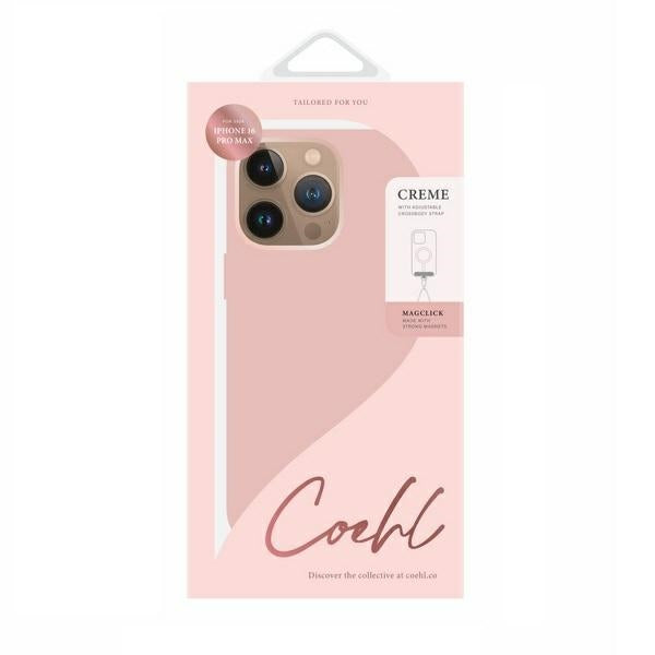 Uniq case Coehl Creme iPhone 16 Pro Max 6.9" Magnetisk opladning pink/ballet pink