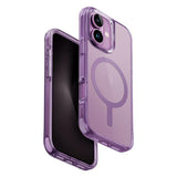 Uniq Combat iPhone 16 6.1" Magclick opladningsakse lyserød/grå lyserød