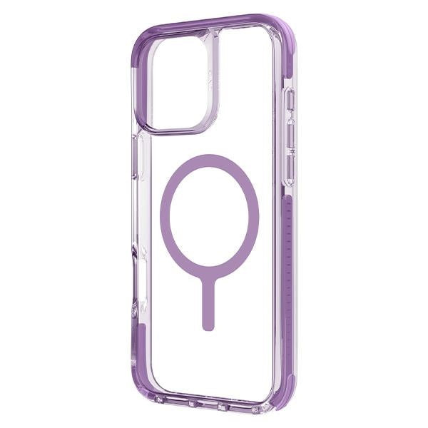 Uniq Combat iPhone 16 6.1" Magclick opladningsakse lyserød/grå lyserød