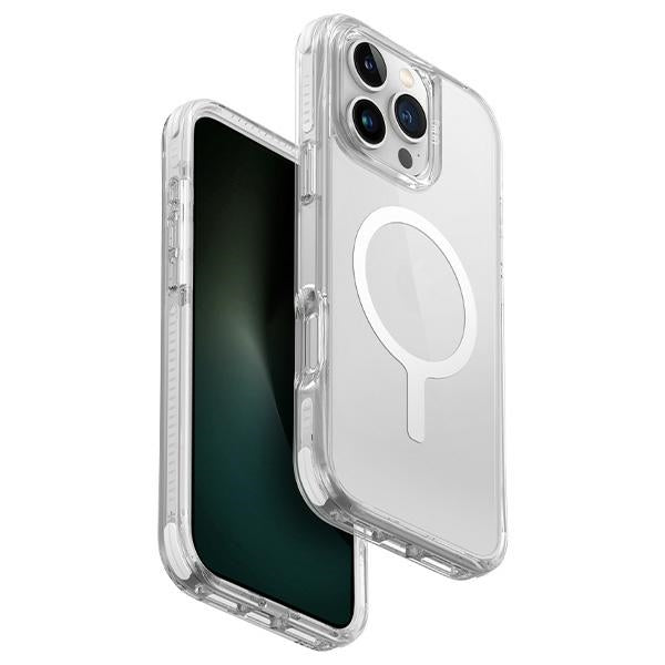 Uniq Combat iPhone 16 Pro 6.3" Magclick Opladningsfoder hvid/lume hvid