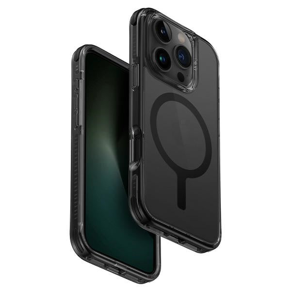 Uniq Combat iPhone 16 Pro 6.3" Magclick Charging case sort/carbon sort