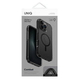 Uniq Combat iPhone 16 Pro Max 6.9" Magclick opladningssort/kulsort