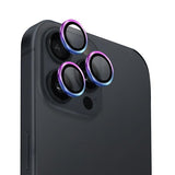 Uniq Optix Aluminium Camera Lens Protector iPhone 16 Pro 6.3" / 16 Pro Max 6.9" iriserende kamera-linseglas med applikator