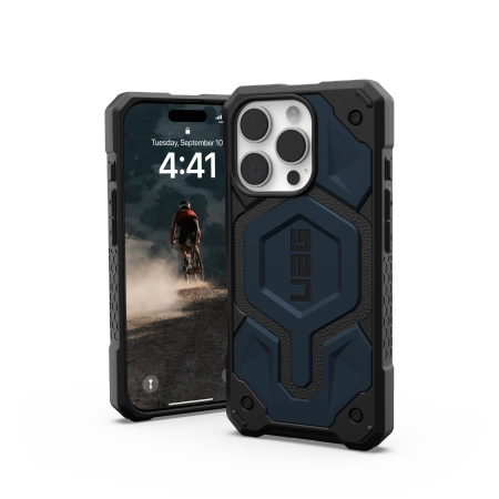 UAG Monarch Pro Case med MagSafe til iPhone 16 Pro - Blå