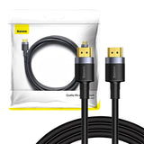Baseus Cafule 4KHDMI Mand til 4KHDMI Mand Adapter Kabel 2m sort