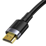 Baseus Cafule 4KHDMI Mand til 4KHDMI Mand Adapter Kabel 2m sort