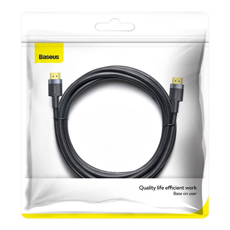 Baseus Cafule 4KHDMI Mand til 4KHDMI Mand Adapter Kabel 2m sort