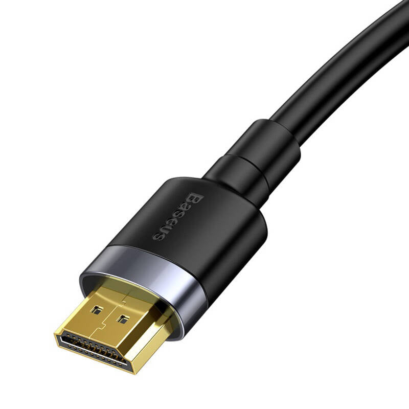Baseus Cafule 4KHDMI Mand til 4KHDMI Mand Adapter Kabel 5m Sort