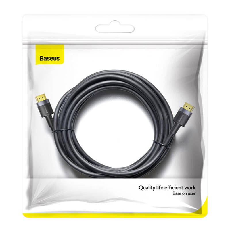 Baseus Cafule 4KHDMI Mand til 4KHDMI Mand Adapter Kabel 5m Sort