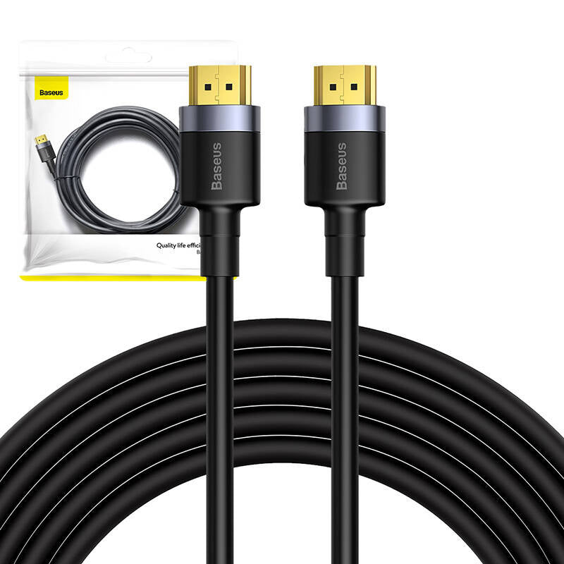 Baseus Cafule 4KHDMI Mand til 4KHDMI Mand Adapter Kabel 5m Sort