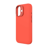 Dekoderet antimikrobiel silikonstabel bagdæk med MagSafe til iPhone 16 - Orange
