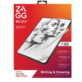 ZAGG InvisibleShield Fusion Canvas Antibakteriel beskyttende film Imiterende papir til iPad Pro 11" 2024