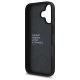 BMW M Grip Stand Smooth og Carbon Case til iPhone 16 - sort