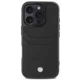 BMW Sign Læder Cardslot Case til iPhone 16 Pro Max - sort