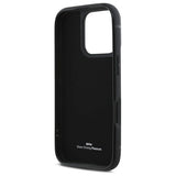BMW Sign Læder Cardslot Case til iPhone 16 Pro Max - sort