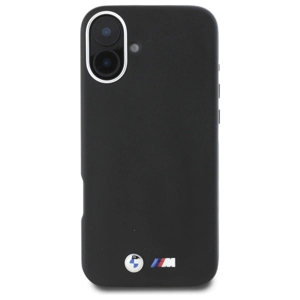 BMW M Smooth Full Wrapped Metal MagSafe Case til iPhone 16 - sort