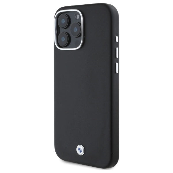 BMW Sign Full Wrapped Metal MagSafe Case til iPhone 16 Pro Max - sort