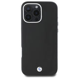 BMW Sign Full Wrapped Metal MagSafe Case til iPhone 16 Pro Max - sort