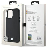 BMW Sign Full Wrapped Metal MagSafe Case til iPhone 16 Pro Max - sort