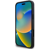 DKNY Quilted Stack Logo iPhone 16 Pro Case - sort