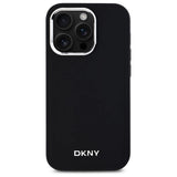 DKNY Plain Logo MagSafe iPhone 14 Pro Case - sort