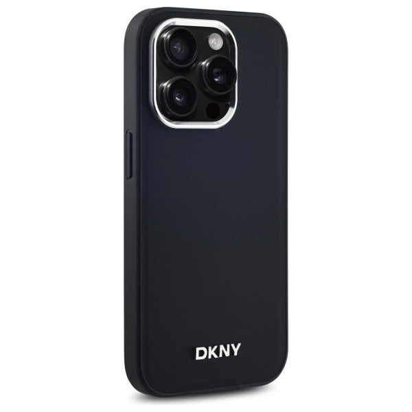 DKNY Plain Logo MagSafe iPhone 14 Pro Case - sort